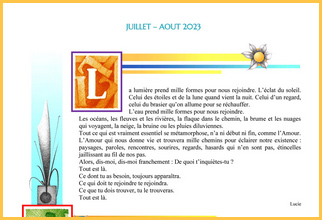 Traces juillet – aout 2023