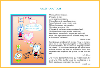 Traces juillet – aout 2018
